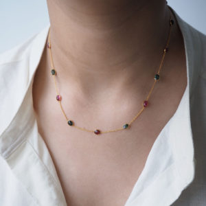 Beam Necklace | 18KT Gold