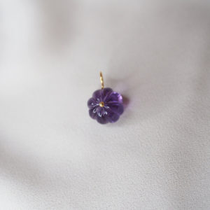 Carved Amethyst Pendant