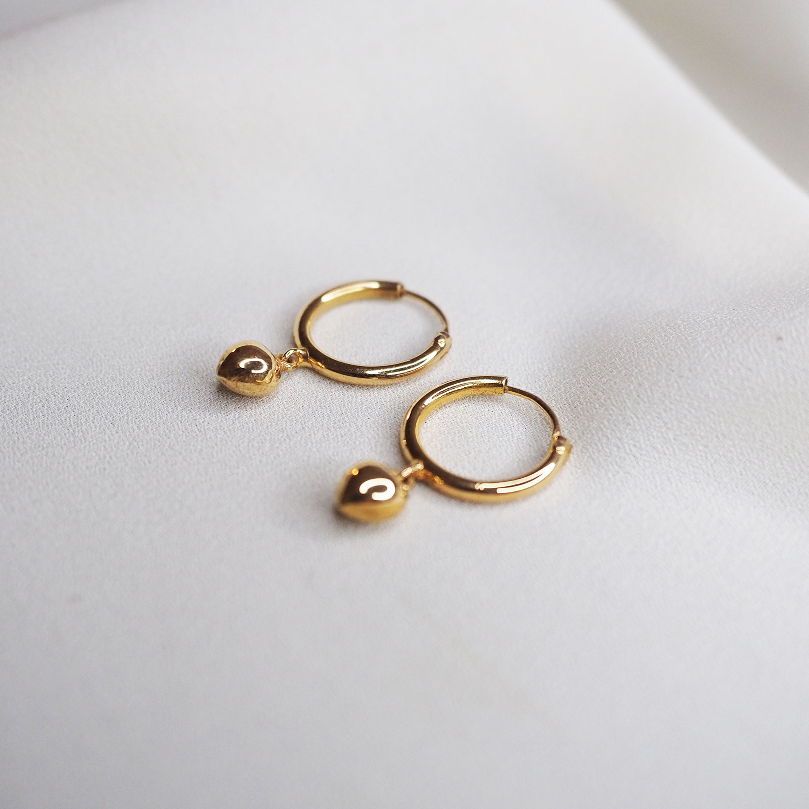 Gold Bentley Hoop Earrings | Adorn Luxe | Adornmonde