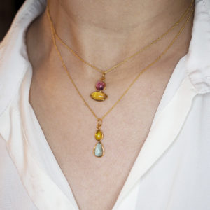 Sorbet Tourmaline Pendant
