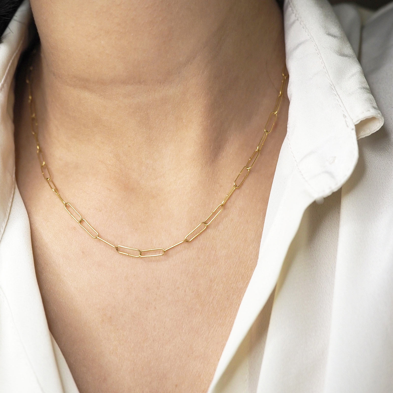 Link Chain Necklace | 18KT Gold