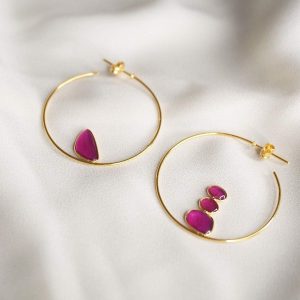 Mismatched Madhu Hoops