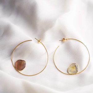 Mismatched Fatima Hoops
