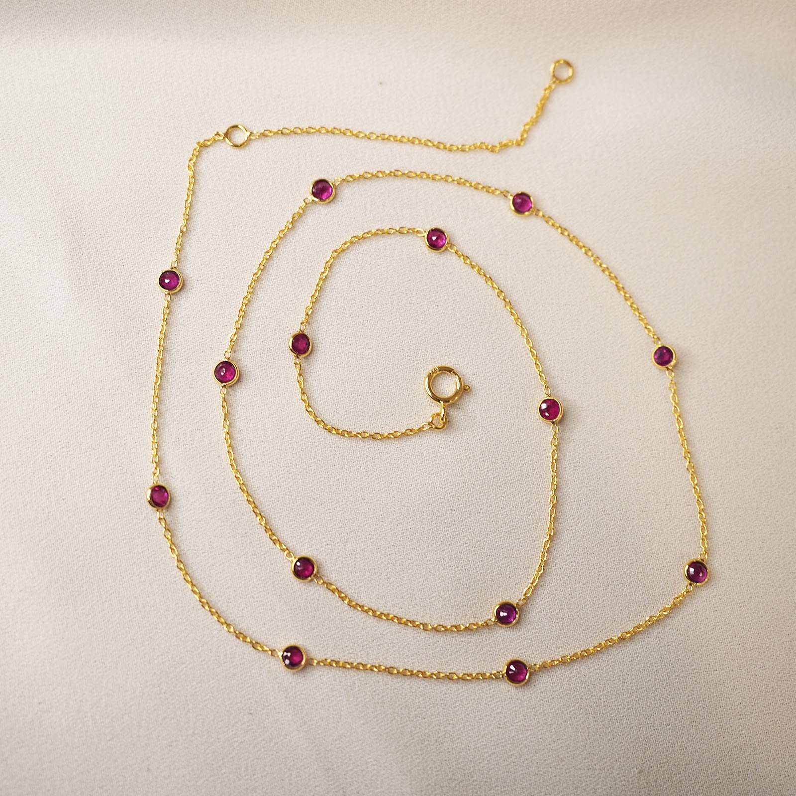 Ruby Low Tide Chain Necklace - Image 5