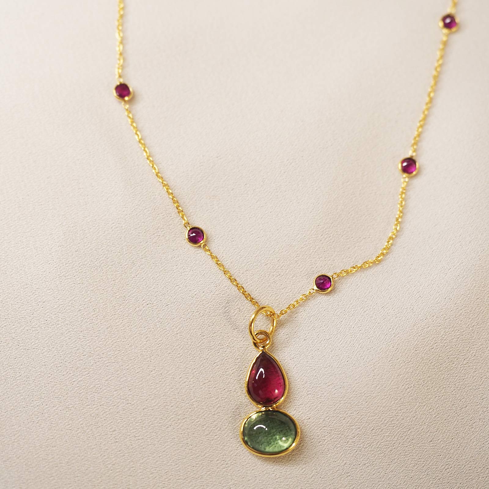 Ruby Low Tide Chain Necklace - Image 7