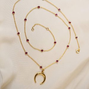 Ruby Low Tide Chain Necklace