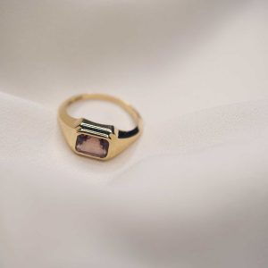 Tourmaline Signet Ring