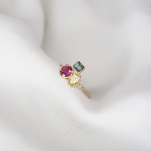 Technicolour Tourmaline Ring