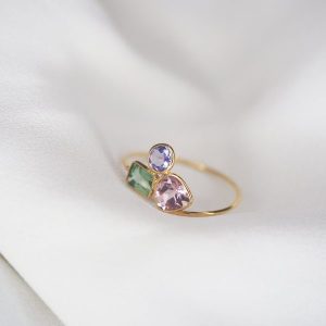 Technicolour Tourmaline Ring