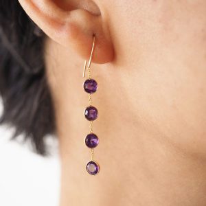 Amethsyt Theo Earrings